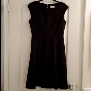 Calvin Klein Fit and Flare Black Dress